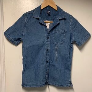 GAP Kids Blue Button-Down Shirt